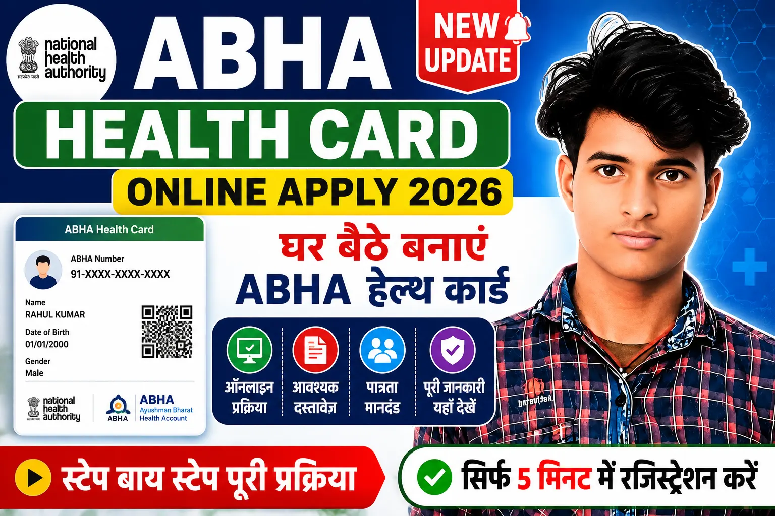 ABHA Health Card Online Apply 2026 – Registration Process, Eligibility, Documents and Download
